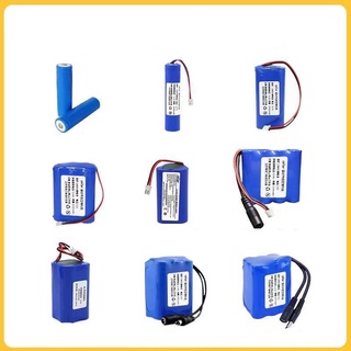 แบตเตอรี่18650รุ่น3.7V3600mah/3.7V5200mah/7.4V3600mah/12V4000mahพร้อมต่อวงจรBMSป้อนกันการชาร์จในตัว