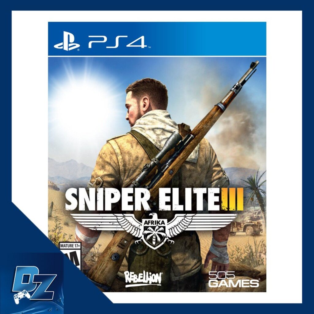 Sniper Elite 3 PS4 Games มือ 1 &amp; มือ 2 Used สภาพดี แผ่นใสกิ๊ง [แผ่นเกมส์ PS4] [แผ่น PS4 แท้] [PS4 Game]