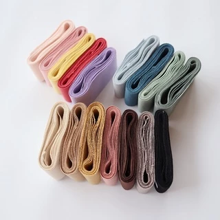 ผ้ากุ๊น สีพื้น กว้าง 3.6 ซม. ยาว 90 ซม. (พร้อมส่งจากไทย)