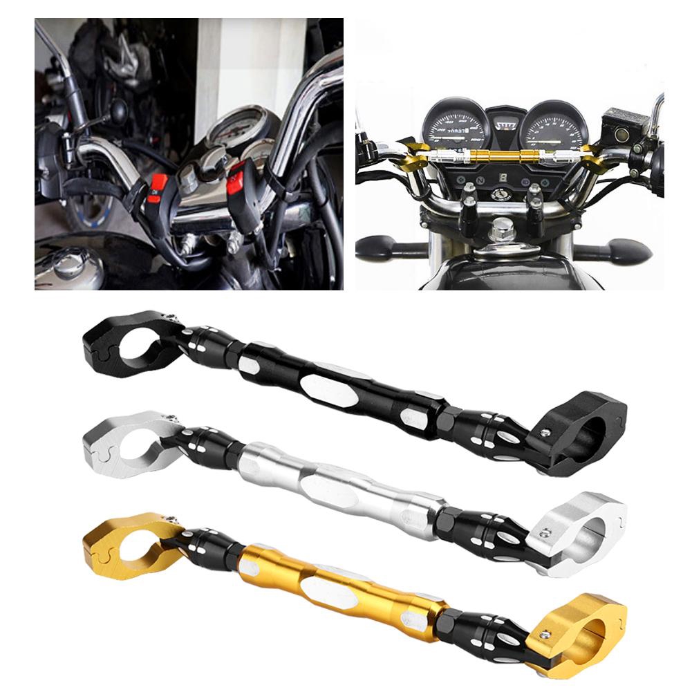 Black 22mm 7/8" Motorcycle Adjustable Handlebar Cross Bar Strengthen