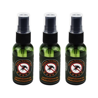 Organic Herbs@Chiangrai Mosquito Repellent Spray ยากันยุง สเปรย์กันยุง สเปรย์ฉีดไล่ยุง ออร์แกนิค 3 ชิ้น (3x35ml)