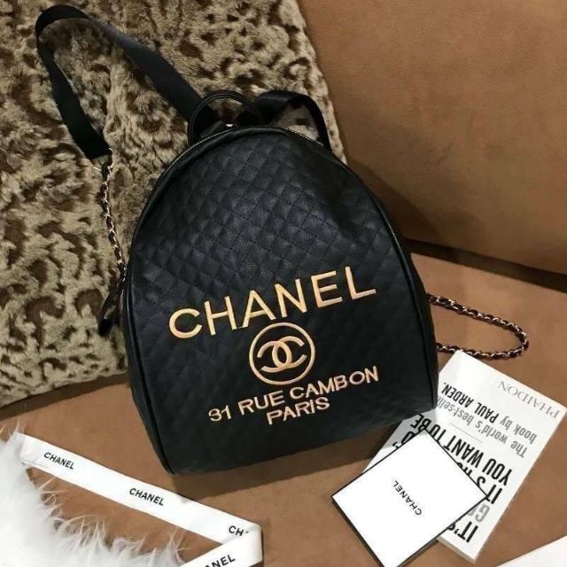 Chanel Backpack VIP Gift With Purchase (GWP) Shopee Thailand