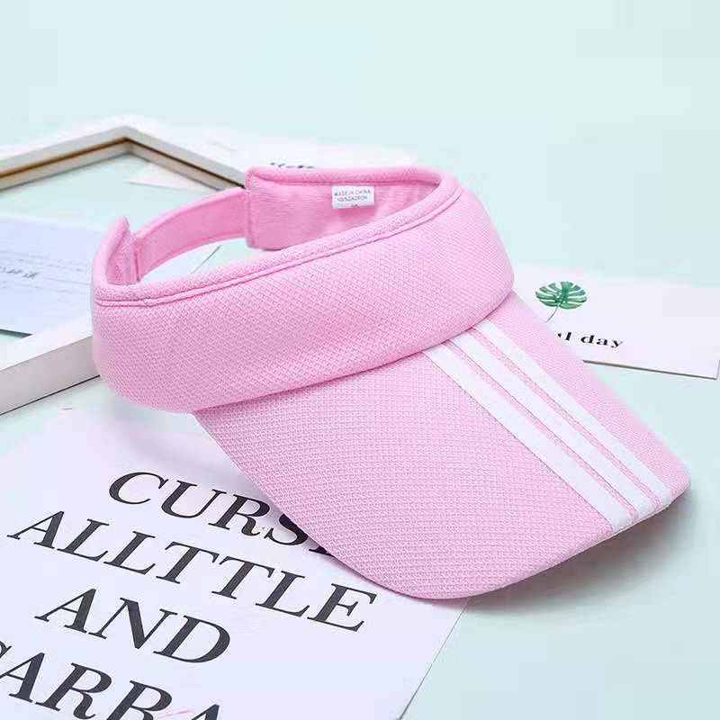 Running Visor Cap หมวกแก๊ปครึ่งใบ หมวกสำหรับกีฬากลางแจ้ง ราคา ถูกที่สุด ดีลบีเคเค แกลเลอรีภาพที่ 3