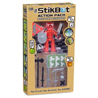 stikbot puppet sucker joint puppet freeze Action Figure Filming Animation Toys role play accessory weapon 2104