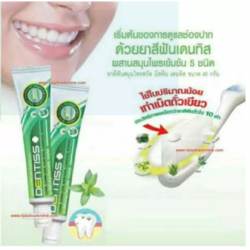 ยาสีฟันสมุนไพรสกัด เดนทิส Mistine (40 กรัม)