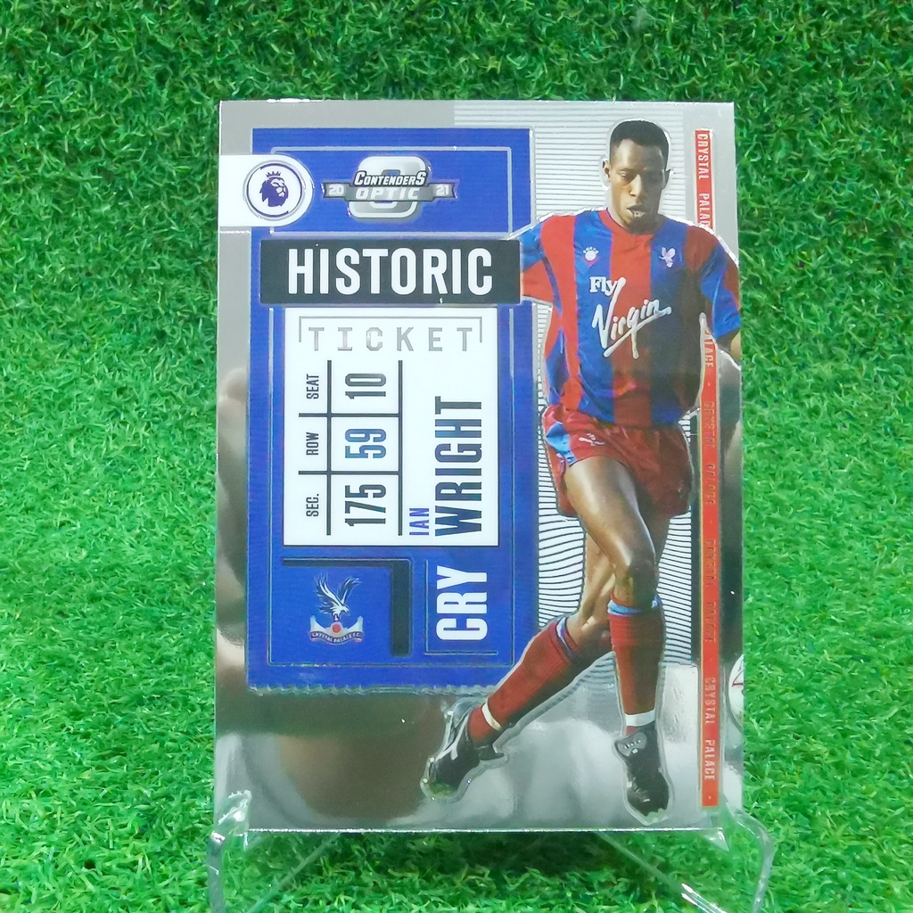 ขาย การ์ด Panini Chronicles Soccer 2020-21 Ian Wright Crystal Palace Historic Ticket Contenders Opti