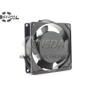 SXDOOL Original Axial Fan 92*92*25mm 9025 9cm 90mm 2250RPM AC 220V Dual Ball Bearing Industrial Cooling Fan