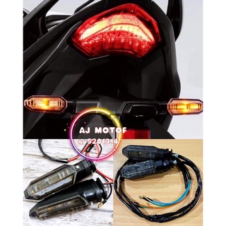 ไฟสัญญาณ LED สัญญาณเตือน ควันบุหรี่ สําหรับ HONDA ADV150 ADV160 RS150 RSX150 ADV150 VARIO150 VARIO160 VARIO125 CBR150R CBR250RR LAMPU 1 ชุด