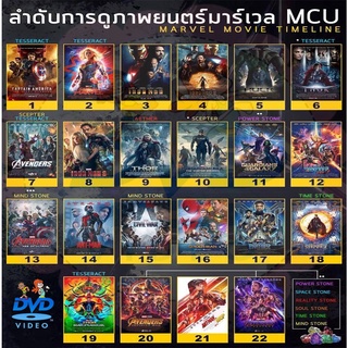 DVD หนัง มาเวล MARVEL รวมฮีโร่  dvd หนังราคาถูก แอคชั่น พากย์ไทย/อังกฤษ/มีซับไทย มีเก็บปลายทาง