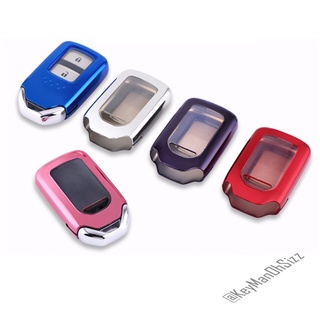 เคสกุญแจรีโมทรถยนต์ Honda แบบฝาปุ่มใส แบบ 2, 3 และ 4 ปุ่ม ใช้ได้กับกุญแจ Honda ทุกรุ่น วัสดุคุณภาพด้วย TPU