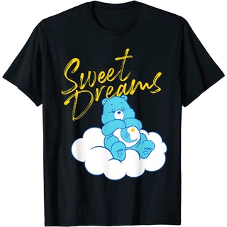 Bear ฤดูร้อนmen disney  Care Bears Sweet Dreams T-Shirt เสื้อยืดแฟชั่นคอกลม สบายๆ แฟชั่นยูนิเซ็กซ์