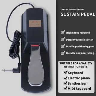 แป้นเหยียบเปียโน Sustain Pedal Damper แพดเดิ้ล ที่เหยียบ คันเหยียบพิมพ์ สำหรับคีย์บอร์ด ออร์แกนอิเล็กทรอนิกส์ เปียโน