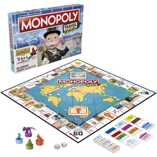 Hasbro Gaming Monopoly Travel World Tour Board Game for Families and Kids Ages 8