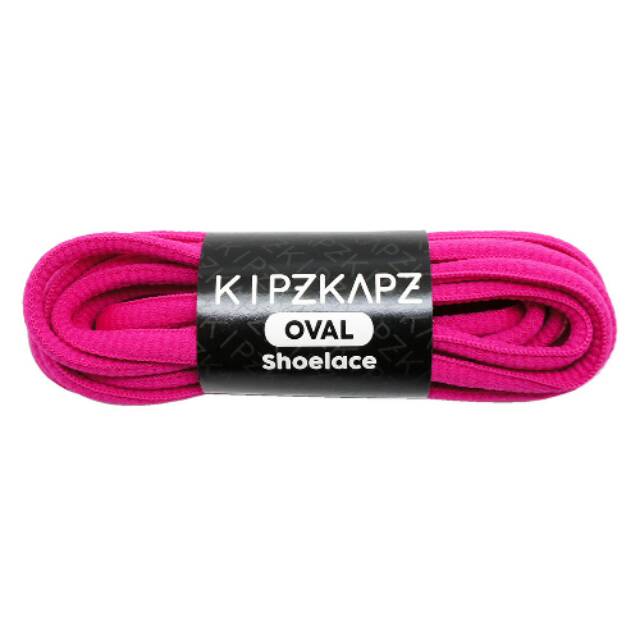 KipzKapz OS3 ร้อนสีชมพู 90 ซม. 115 ซม. 140 ซม. เชือกผูกรองเท้ารูปไข่