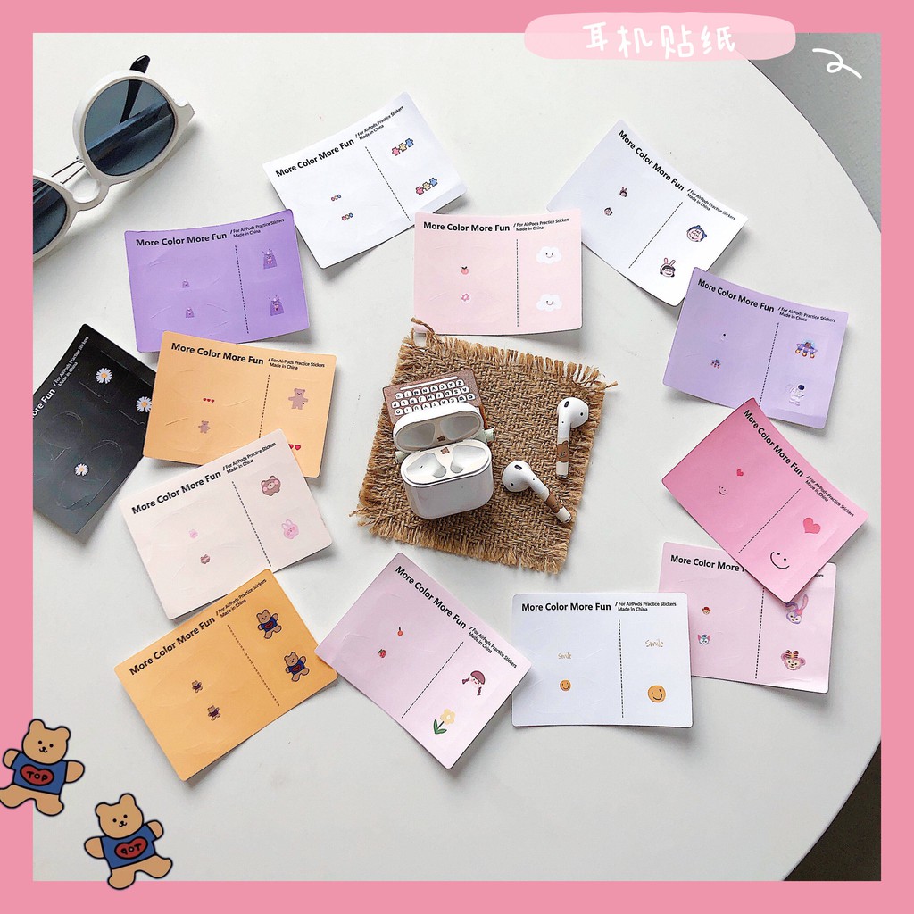 Airpods dust-proof sticker cartoon sticker inside AirPods 1 2