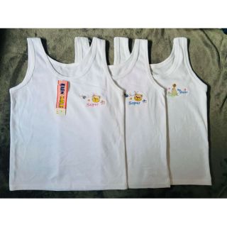 เสื้อกล้ามหนูๆ ปักลายการ์ตูน
