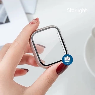 เคส กันรอยสำหรับ watch 11 10 9 8 7 se สำหรับ iwatch case (ใส่ได้เลยโดยไม่ต้องติดฟิล์มกระจก) 38/40/42/44/46/49mm เคสกระจก