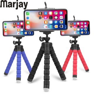 Marjay Flexible Tripod Phone Holder for iPhone Mobile Phone Stand Smartphone