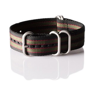 สายนาโต้ zulu nato strap รุ่น black red green