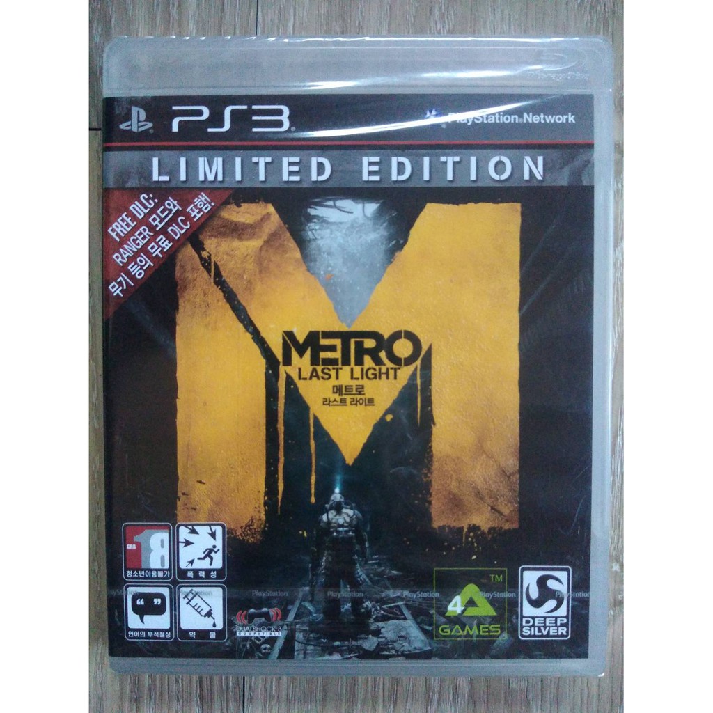 METRO LAST LIGHT PS3 ENG มือ 1 สำหรับสายสะสม