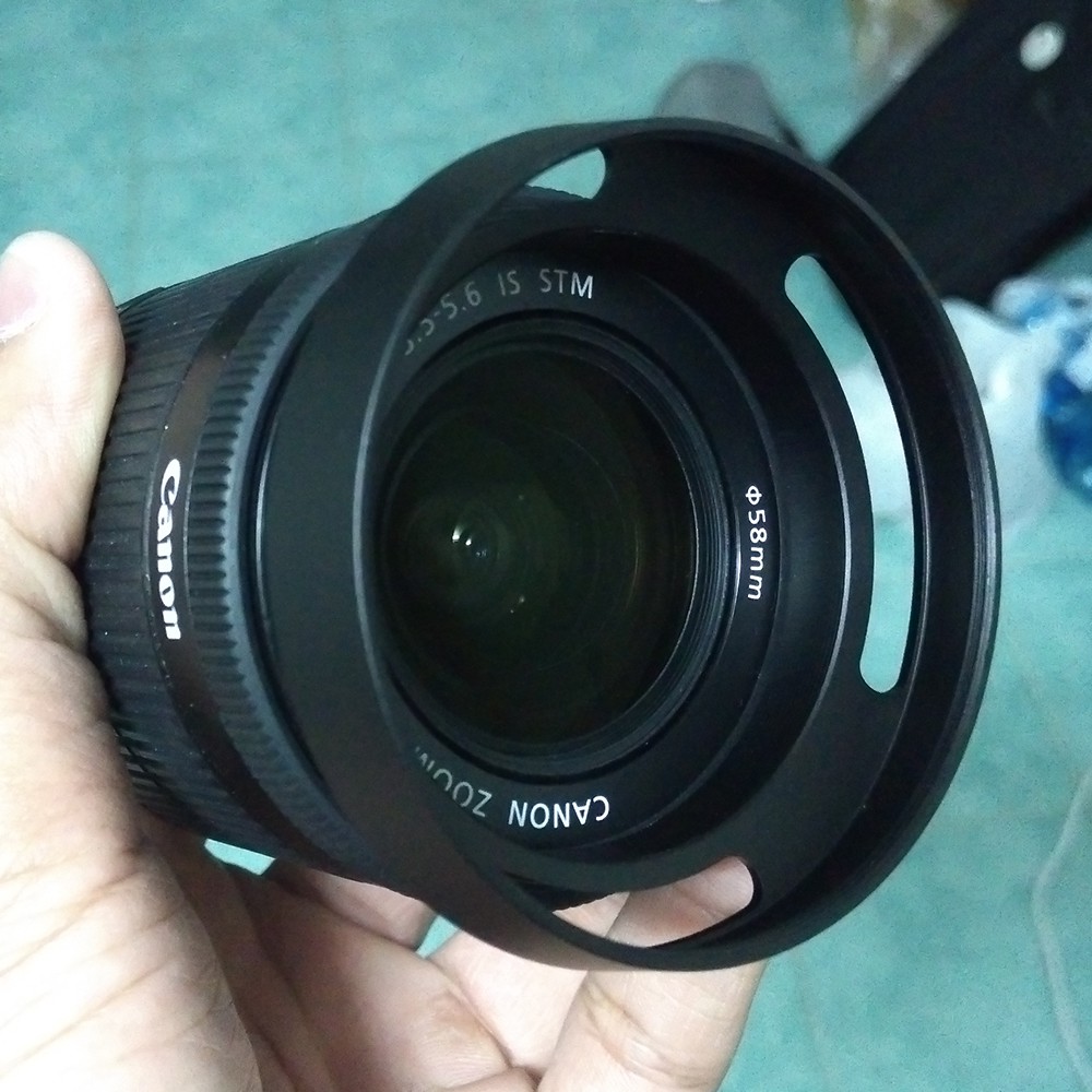 ฮู้ดเลนส์ โลหะ ทรงไลก้า สีดำ Hood Lens Canon Nikon Fuji Sony Olympus Panasonic ราคา ถูกที่สุด ดีลบีเคเค แกลเลอรีภาพที่ 8