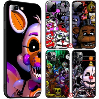 Te39 เคสโทรศัพท์มือถือแบบนิ่ม ลายเกมสยองขวัญ FNAF สําหรับ iPhone 5 5S 6 6S 7 8 11 Pro Max Plus SE XR