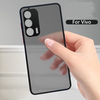 เคสกันกระแทกป้องกันรอยนิ้วมือบางเฉียบปกป้องกล้องสำหรับ VIVO S1 V15 V17 V20 Pro Se V21 V21e V19