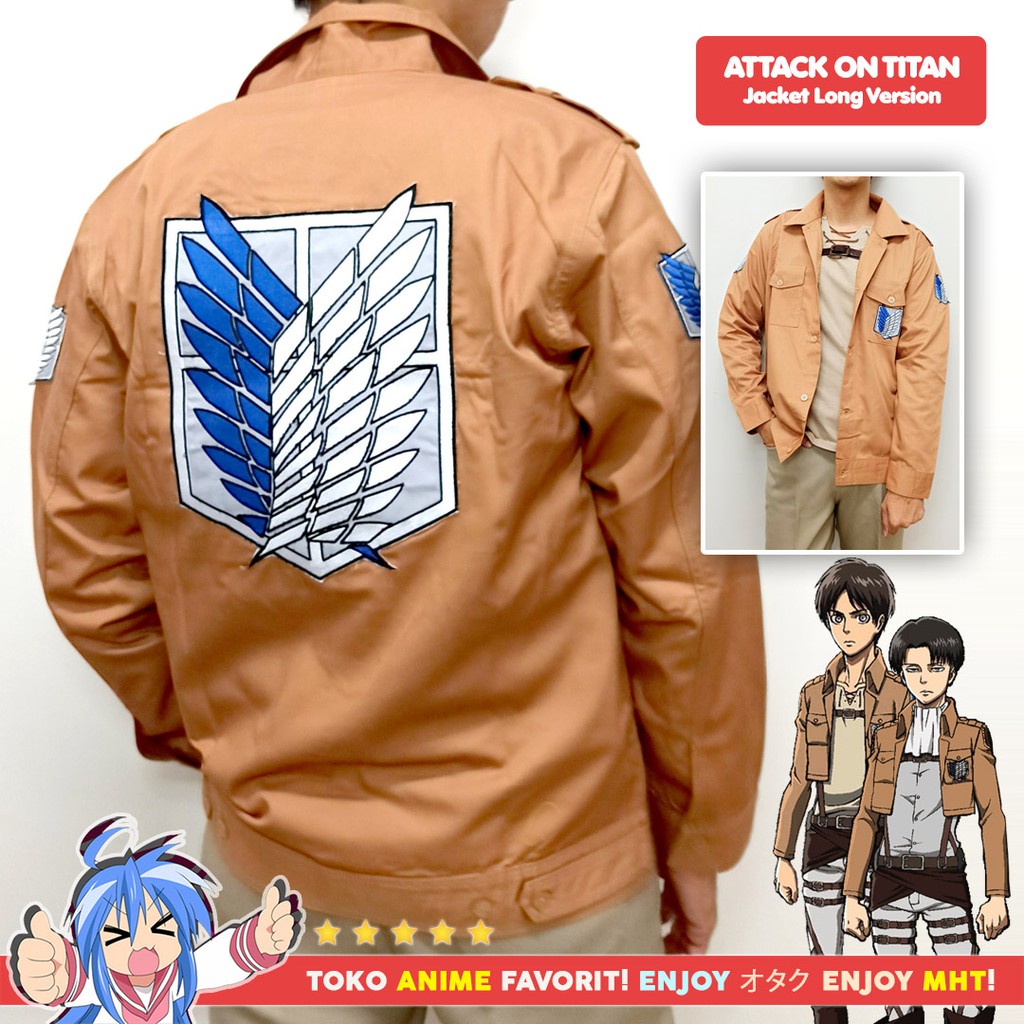 Attack On Titan AOT Shingeki no Kyojin SNK Scouting Legion Surveing Corps ยาวคอสเพลย์อะนิเมะแจ็คเก็ต