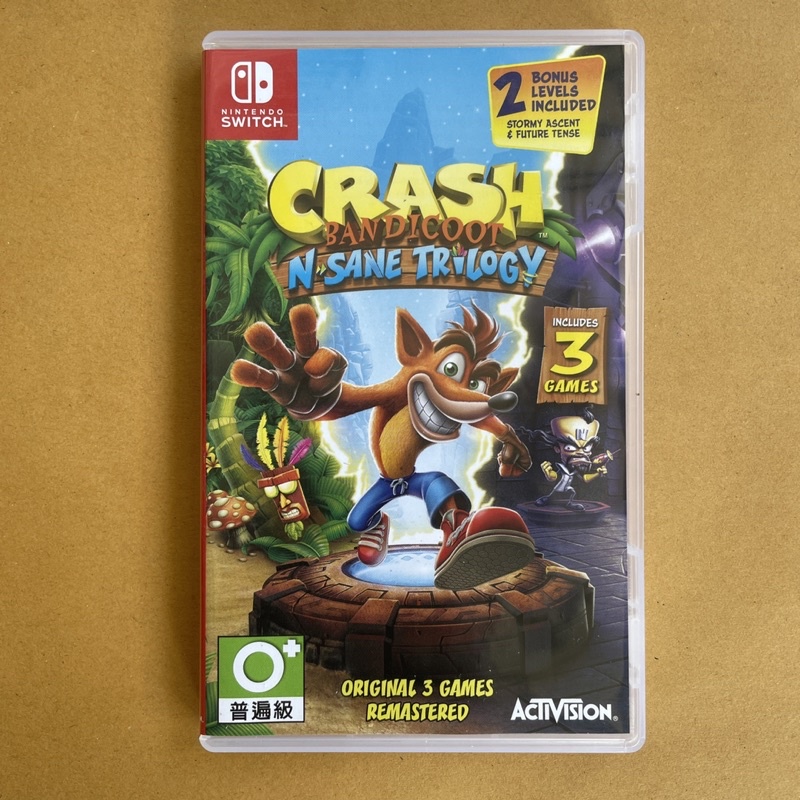 (มือสอง) แผ่นเกม Crash Bandicoot N Sane TRILOGY สำหรับ Nintendo Switch