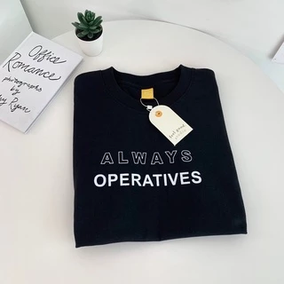 [งานคุณภาพ ไม่มีตำหนิ sale] เสื้อโอเวอร์ไซต์ ผ้าคอตตอน100% [แบบสุ่มลาย]