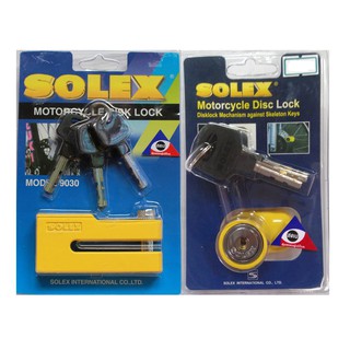 SOLEX + ล็อคดิสเบรค รถจักรยานยนต์ รุ่น 9030 + 9025