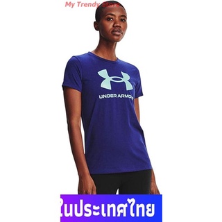 My Trendy Store Under Armour เสื้อยืดลำลอง Under Armour Womens Live Sportstyle Graphic Short Sleeve Crew Neck T-shirt U