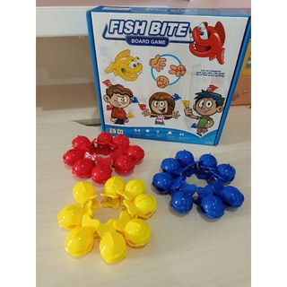 🏅Kids learning🏅บอร์ดเกมส์ Fish Bite เกมส์เป่ายิงฉุบ