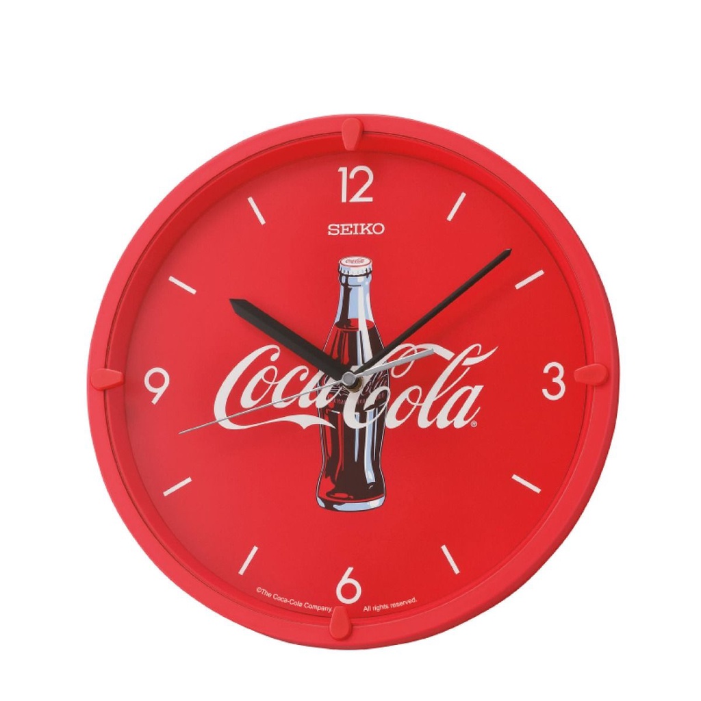 Seiko x Coca-cola นาฬิกาแขวน รุ่น QHA901R Limited Edition สีแดง