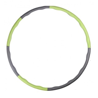 SPORT CITY ASSEMBLY HULA HOOP ฮูล่าฮูป แบบลูกคลื่น ( green/gray ) รุ่น HJ4259