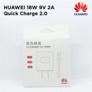 HUAWEI Adapter หัวชาร์จไว 9V2A Quick Charge 2.0 และ HUAWEI สายชาร์จ Cable Type-C