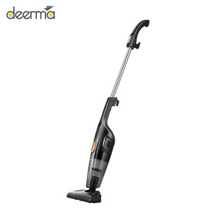 Deerma wired DX115C with Mini Handheld Pushrod Cleaner เครื่องดูดฝุ่นแบบด้ามหัวแปรง 3 หัว/สายไฟยาว 5 เมตร/แรงดูด14000 Pa