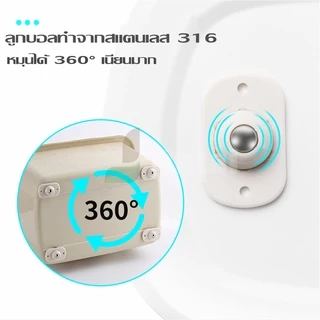 ล้อของชั้นวาง ล้อของถังขยะ ล้อลาก ล้อหมุนได้ 360 องศา ล้อติดกาวเอง ติดแน่นไม่หลุดง่าย ล้อติดเฟอร์นิเจอร์