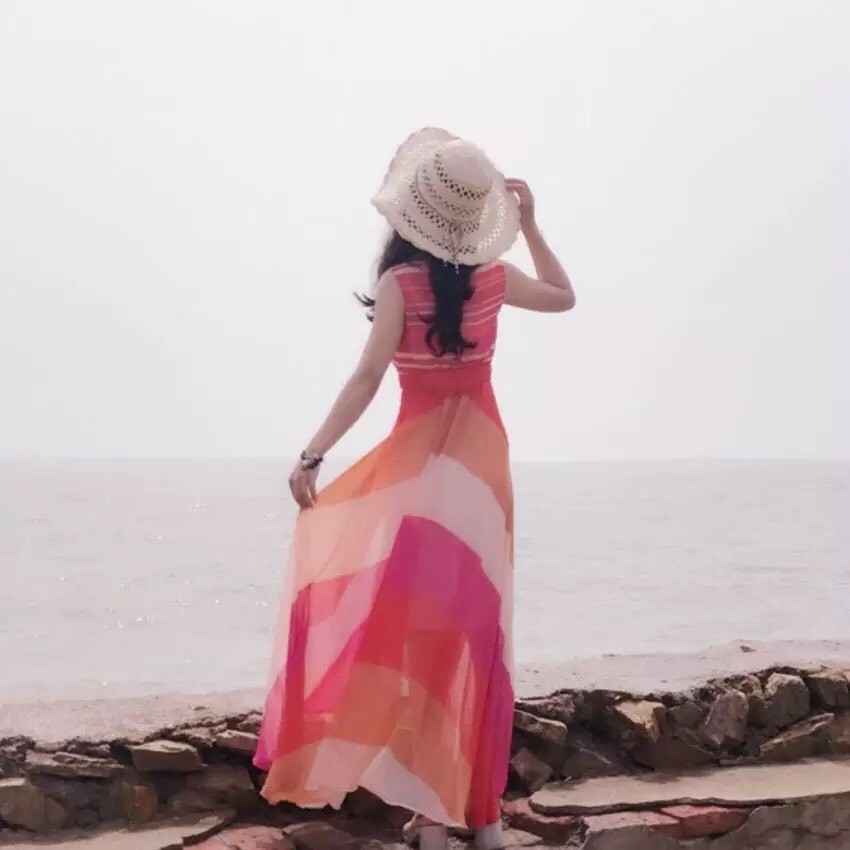 หมวกสานปีกกว้างกันแดดได้ หมวกเที่ยวทะเลพกพาสะดวก ปรับไซส์ได้ตามขนาดศีรษะ พร้อมส่งของ E-015 - รูปที่ 3