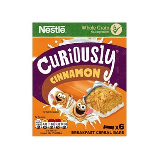 Nestle Curiously Cinnamon Cereal Bar น้ำหนัก 150 กรัม BBF 30/09/23