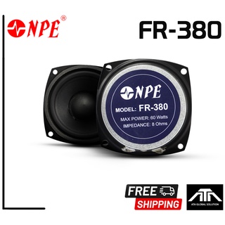 NPE FR-380 ดอกลำโพง 3.5" สำหรับทำตู้ลำโพงคอลัมน์ เสียงดี เสียงใส ขนาด 3.5 นิ้ว