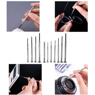 11 ชิ้นอัพเกรด Tougher Mini Precision ไขควงชุดกล่องสีแดงสําหรับของเล่นอิเล็กทรอนิกส์คอมพิวเตอร์นาฬิกาซ่อม