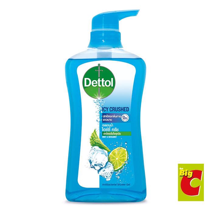 เดทตอล Gel เจลอาบน้ำแอนตี้แบคทีเรีย 500สูตรไอซ์ซี่ ครัชมล.Dettol AntibacterialShower IceyCrush Formula500 ml.