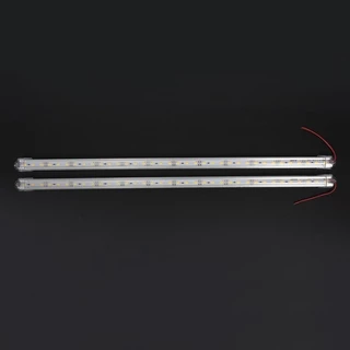 แถบไฟ LED อลูมิเนียม สีขาว กันน้ำ 12V ขนาด 50 เซนติเมตร 2 ชิ้น