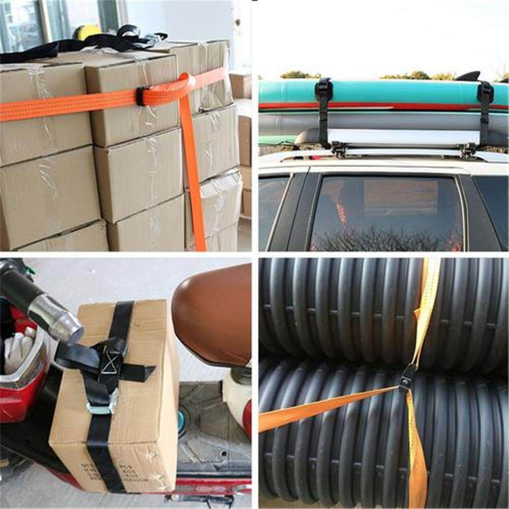 （สปอตกรุงเทพ）4/6/8/10 เมตร สายรัด สายรัดรถบรรทุก รัดของ สายรัดของ ขนาด 4cm x ยาว 4/6/8/10 เมตร - สายรัดรถบรรทุก สายรัดขอ