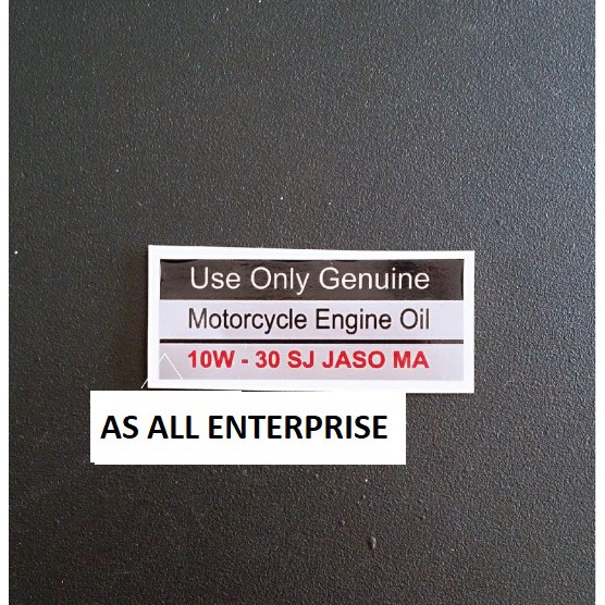 EX5 DREAM STICKER MINYAK 4T ENGINE OIL