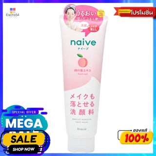 นาอิฟ เมคอัพ รีมูฟเวล เฟสวอช พีชลีฟ200กผลิตภัณฑ์ดูแลผิวหน้าNAIVE MAKEUP FACE WASH PEACH LEAF200G