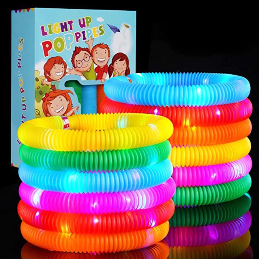 ของเล่นบีบกด มีไฟ Led เรืองแสง บรรเทาความเครียด สําหรับเด็กออทิสติก และผู้ใหญ่