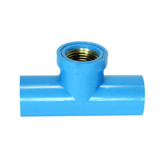 สามทางเกลียวในทองเหลือง PVC พีวีซี ขนาด 1/2″ (4 หุน) – โปรปัง