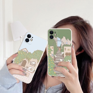 เคสโทรศัพท์ ซิลิโคนนิ่ม ขอบตรง ลายกระต่าย สําหรับ Samsung A22 M22 A12 M12 A10S A52 A52S A50 A30S A50S A21S #H170